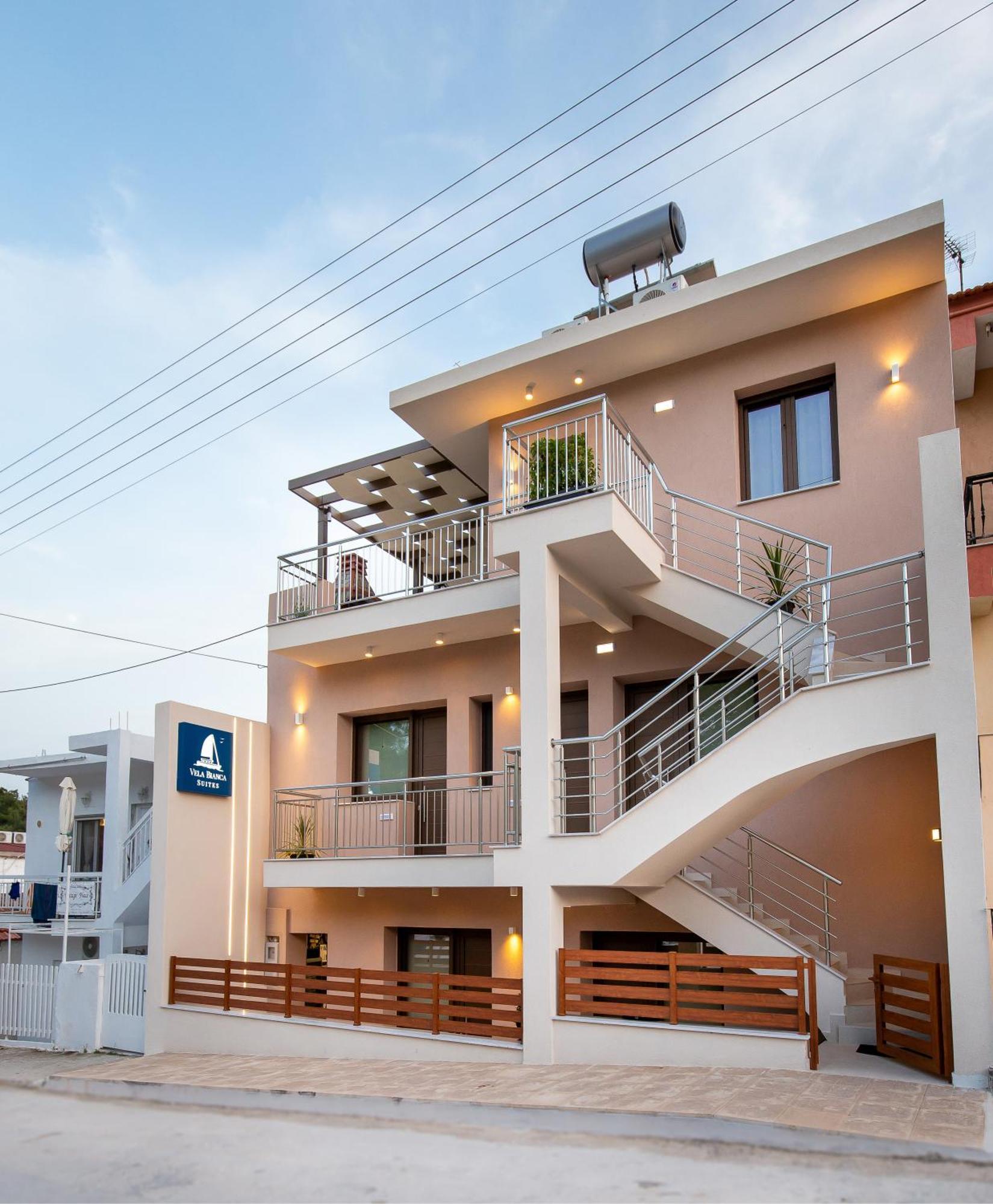 Vela Bianca Suites Limenária Kültér fotó